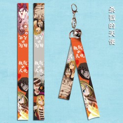 Angels of Death Flying Strap with keychain & little bell