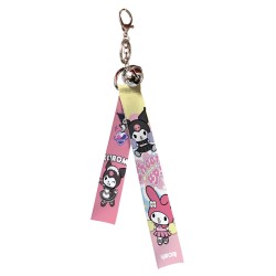 Sanrio Kuromi Flying Strap with keychain & little bell A