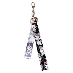 Sanrio Kuromi Flying Strap with keychain & little bell D