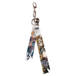 Genshin Impact Flying Strap with keychain & little bell AT