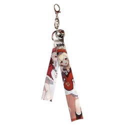 Genshin Impact Flying Strap with keychain & little bell AU