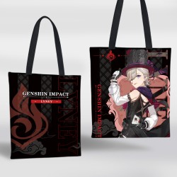 Canvas Sling Shoulder Shopping Bag - Genshin Impact DT
