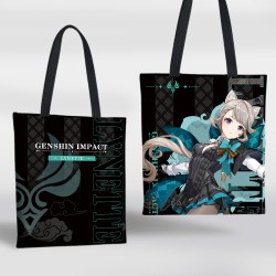 Canvas Sling Shoulder Shopping Bag - Genshin Impact DU