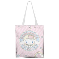Canvas Sling Shoulder Shopping Bag - Sanrio Character Cinnamoroll/ Melody/ Pompompurin/ Pochacco F