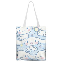 Canvas Sling Shoulder Shopping Bag - Sanrio Character Cinnamoroll/ Melody/ Pompompurin/ Pochacco I