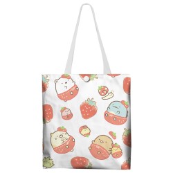 Canvas Sling Shoulder Shopping Bag - Sumikko Gurashi A