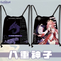 Anime Sack bag Sackpack Drawstring - Genshin Impact N