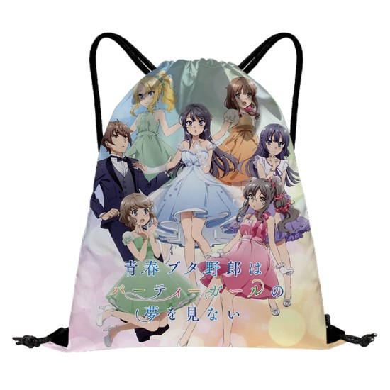 Anime Sack bag Sackpack Drawstring - Rascal Does Not Dream of Bunny Girl Senpai A