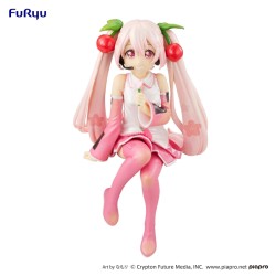 Furyu Corporation Noodle Stopper Figure Hatsune Miku - Sakura Miku 2022 Pearl Color