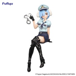 Furyu Corporation Noodle Stopper Figure Re:Zero -Starting Life in Another World - Rem Police Officer Cap with Dog Ears