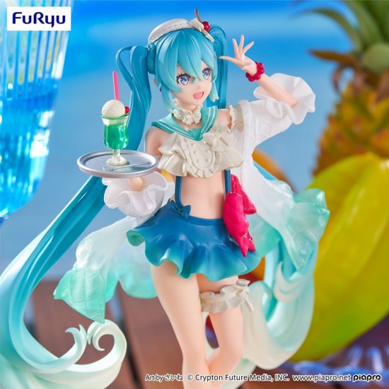 Furyu Corporation Exceed Creative Figure Hatsune Miku - Hatsune Miku SweetSweets Series Melon Soda Float