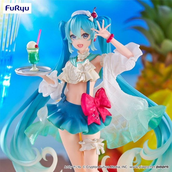 Furyu Corporation Exceed Creative Figure Hatsune Miku - Hatsune Miku SweetSweets Series Melon Soda Float