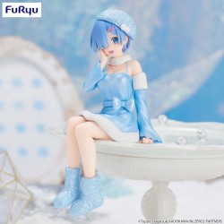 Furyu Corporation Noodle Stopper Figure Re:Zero -Starting Life in Another World - Rem Snow Princess Pearl Color Ver.