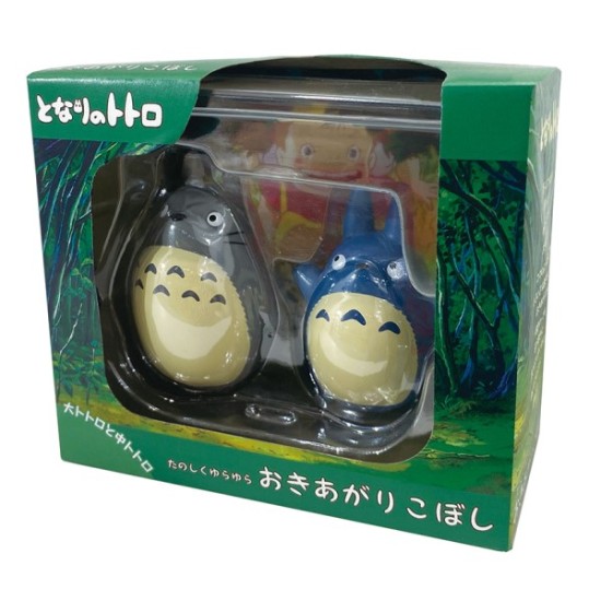 Ensky Studio Ghibli YR-11 My Neighbour Totoro Tumbler Doll Fun Swaying Spills / Big Totoro and Medium Totoro