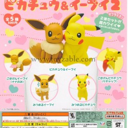 [Sell In Set/ Single] Putitto Series Pikachu & Eevee 2