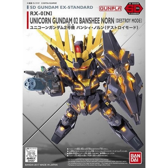 SD EX-standard 015 RX-0[N] Unicorn Gundam 02 Banshee Norn  (Destroy Mode)