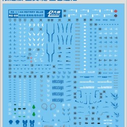 DL RG 1/144 Astray Blue Frame Water Decal