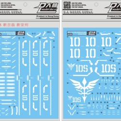DL HG 1/144 Neo Zeong Water Decal