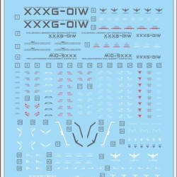 DL RG 1/144 Wing Gundam TV Ver. Water Decal