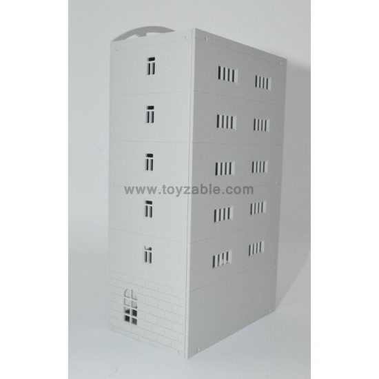 1/100 Building (White)  (L11*W7*H20.5cm)