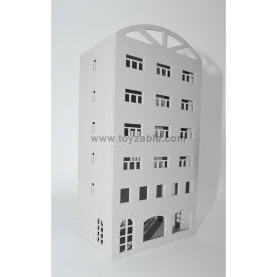 1/100 Building (White)  (L11*W7*H20.5cm)