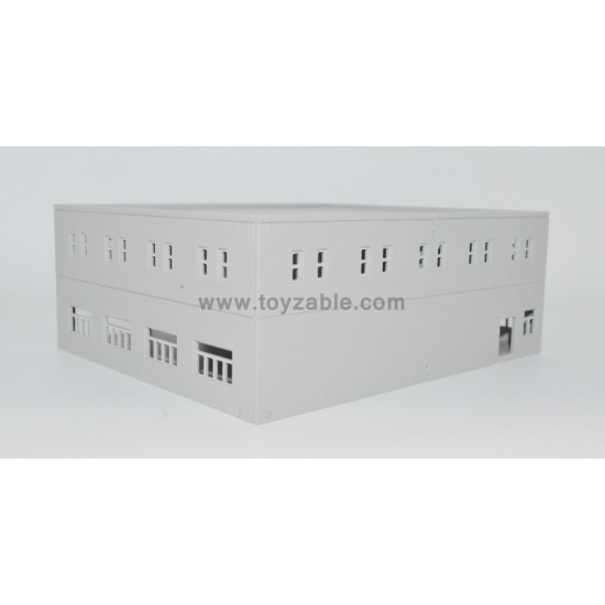 1/100 Building (White) (L18*W15*H7cm)