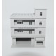 1/100 Building (White)  (L11*W7*H12.5)