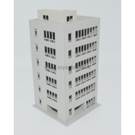 1/100 Building (White)  (L11*W11*H24)