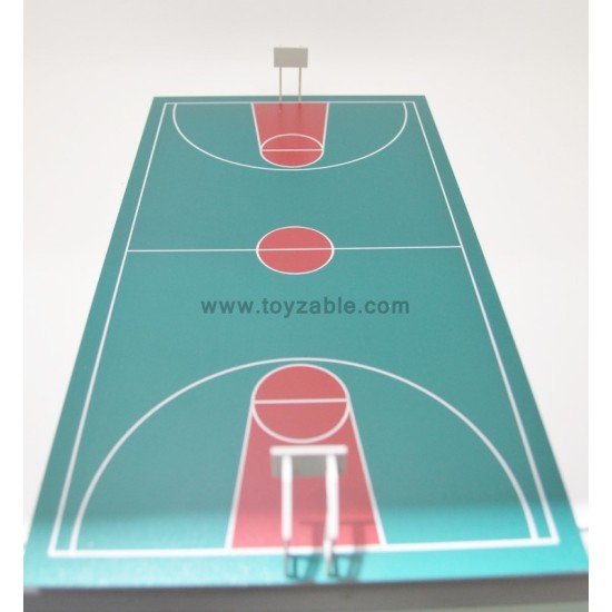 1/150 BasketBall Court (L19.8*W11.3*H2.7)