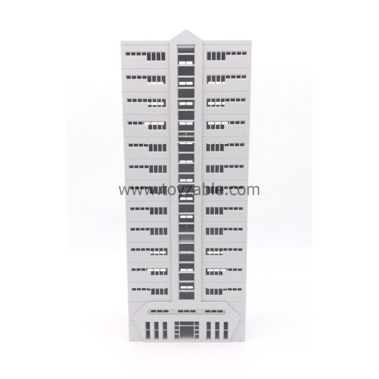 1/150 Building (White) (L12*W5.5*H30cm)