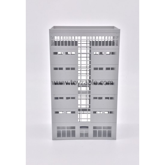 1/100 Building (White) (L13.5*W9*H22.5cm)