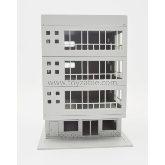 1/100 Building (White) (L11*W10*H13.5cm)