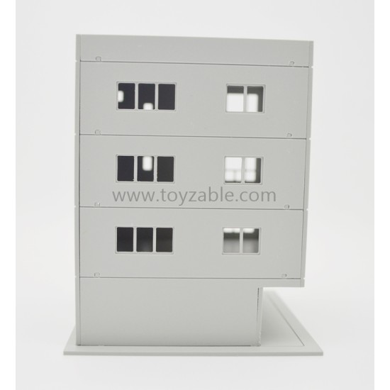 1/100 Building (White) (L11*W10*H13.5cm)