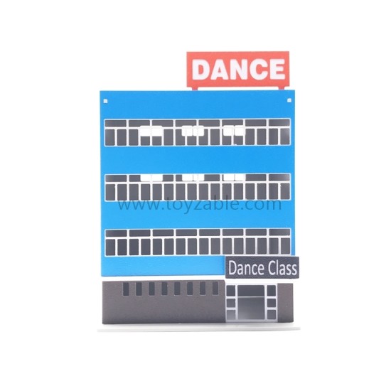 1/150 Building - Dance Class (White) (L8*W6*H9.6cm)