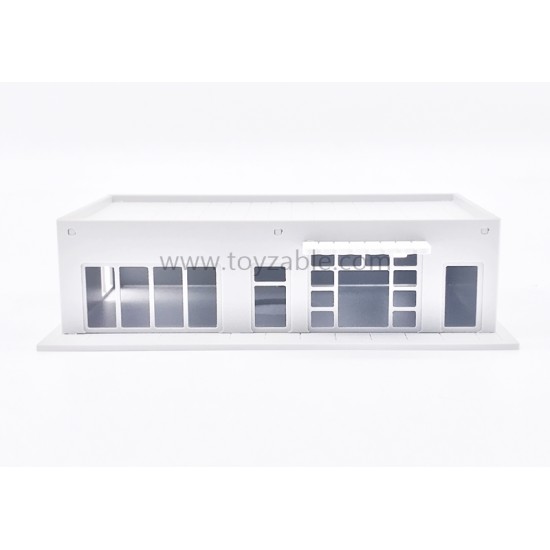 1/87 Building - Mini Mart (White) (L18.4*W14*H4.5cm)