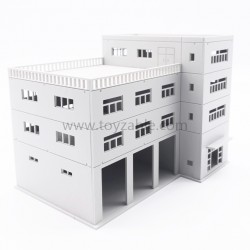 1/150 Building (White)(L13.5*W9.5*H10cm)