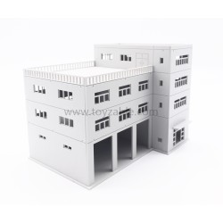 1/100 Building (White)(L20*W14*H15cm)