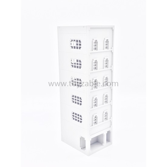 1/100 Building (White)(L5.6*W7*H19.5cm)