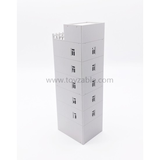 1/100 Building (White)(L5.6*W6.8*H20.5cm)
