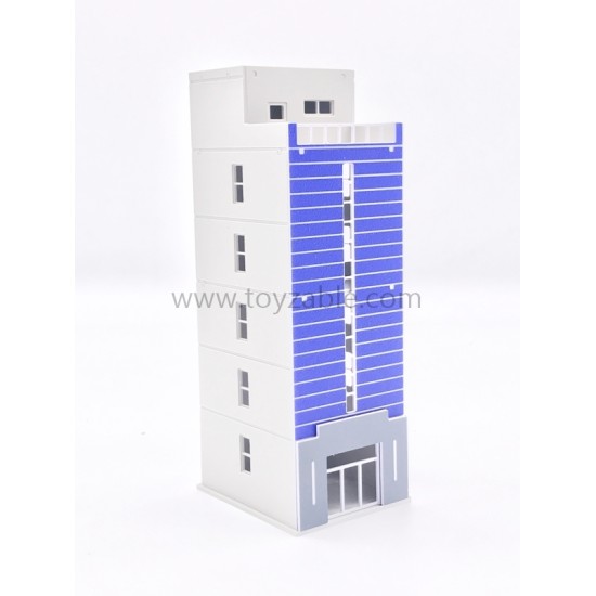 1/150 Building (White Blue)(L4.2*W5*H13cm)
