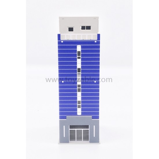 1/150 Building (White Blue)(L4.2*W5*H13cm)