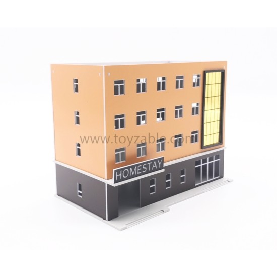1/150 Building - Homestay(Grey Mandarin)(L12*W7*H9cm)