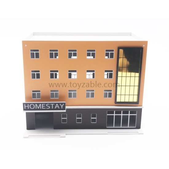 1/150 Building - Homestay(Grey Mandarin)(L12*W7*H9cm)