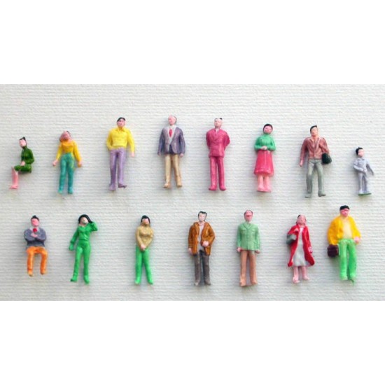 1/150 human painted miniatures - Standing pose (10pcs/pack)