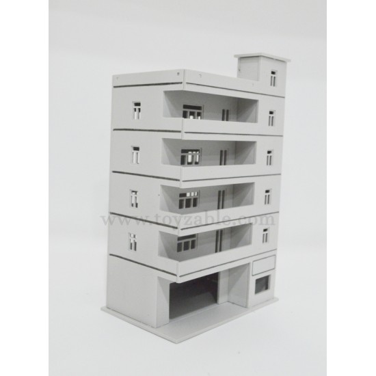 1/87 Building (White)(L10*W6.5*H20cm)