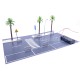 1/64 Street View Road with Tree, Signboard and LED (L30*W19*H9cm)