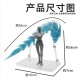Star Soul Extra Long Dragon Aura Effect with Stand XH-030 - Transparent Red
