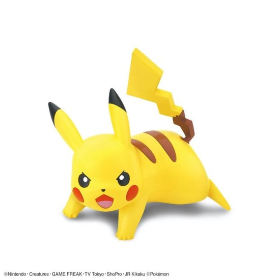 Bandai Pokemon Plamo Collection Quick 03 Pikachu Battle Pose Model Kits