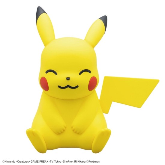Bandai Pokemon Plamo Collection Quick 16 Pikachu (Sitting Pose) Model Kits