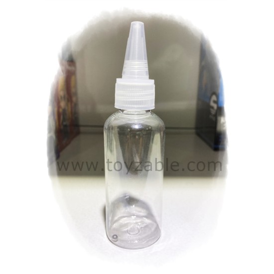 Plastic Model Kits Use Paint Mixing Transparent Bottle 60ml with Metal Ball
